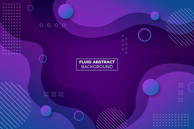 Purple Fluid Gradient Abstract Einfache Form Hintergrund