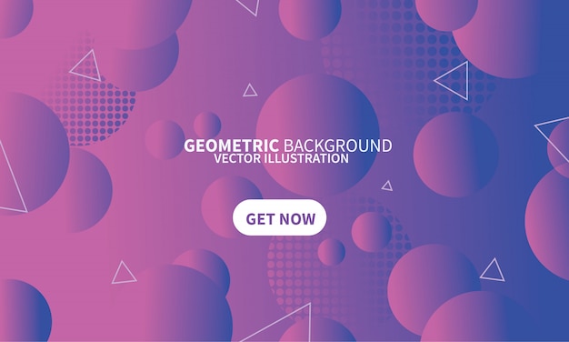Purpurroter abstrakter geometrischer Formhintergrund der Steigung