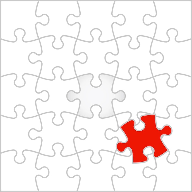 Puzzle der Hintergrund-Vektor-Illustration