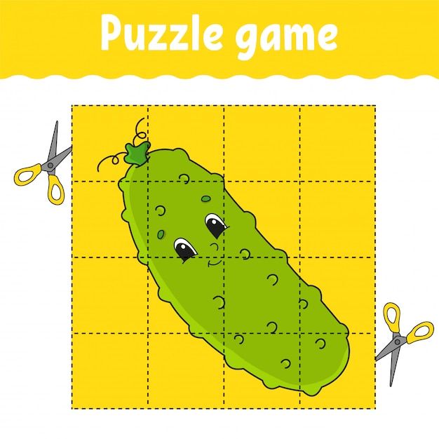 Puzzle-spiel für kinder.