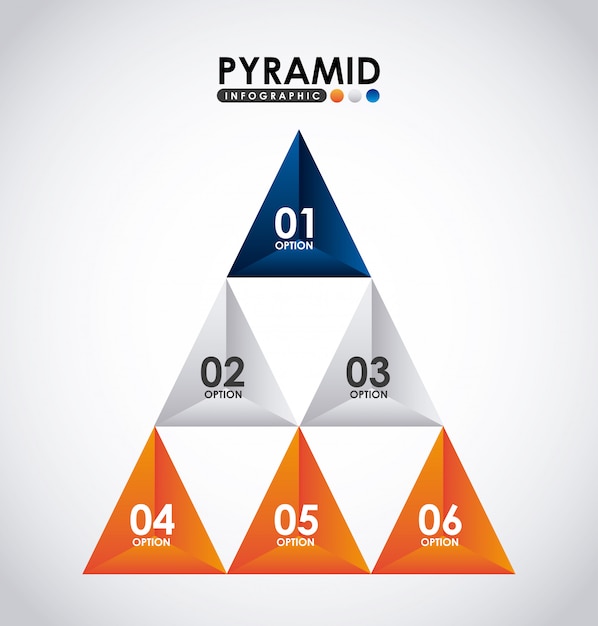 Pyramide infografik