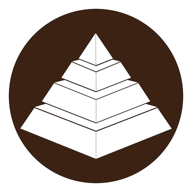 Pyramidensymbol, Vektorgrafik, Symboldesign