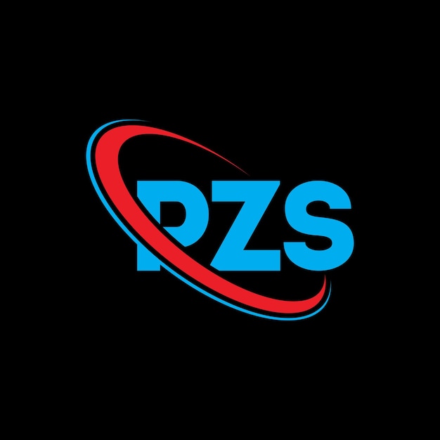 Vektor pzs logo pzs buchstabe pzs schriftzeichen logo design initialen pzs-logo mit kreis und großbuchstaben monogramm logo p zs typographie für technologie-geschäft und immobilien-brand