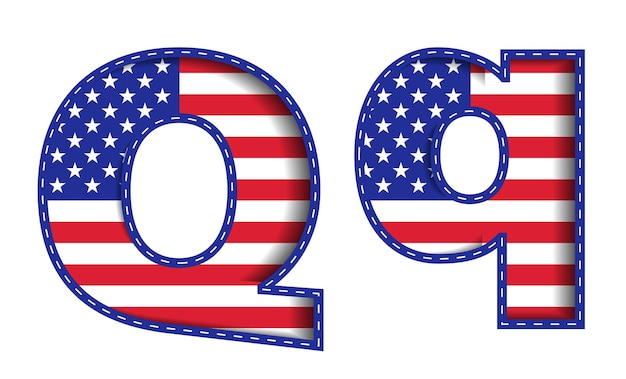 Q alphabet großbuchstabe usa independence memorial day charakter der vereinigten staaten von amerika