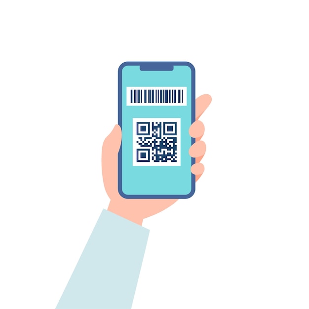 QR-Code auf dem Smartphone