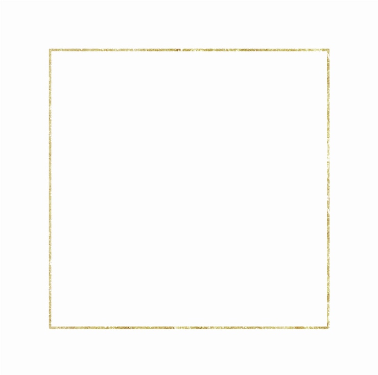 Vektor quadrat in goldrahmen geometrische figur geometrische figur aus gold postkartendesign