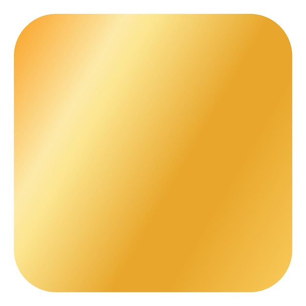 Quadratische Form mit Metallverlauf und abgerundeten Ecken