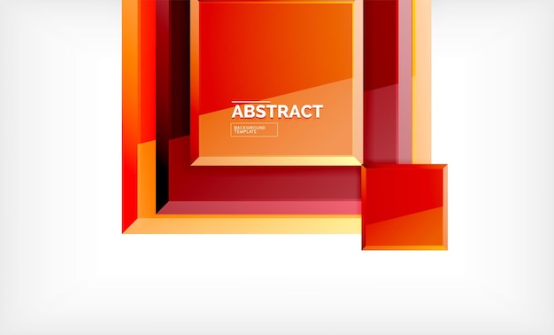 quadratischer geometrischer Hintergrund