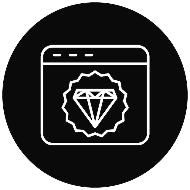 Qualitätsvektorbild von Seitenikonen Kann für das Webmarketing verwendet werden