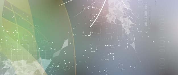 Quantenverarbeitung Deep Learning künstliche Intelligenz Zukünftige neue Technologie für Geschäfts- oder Wissenschaftspräsentationen