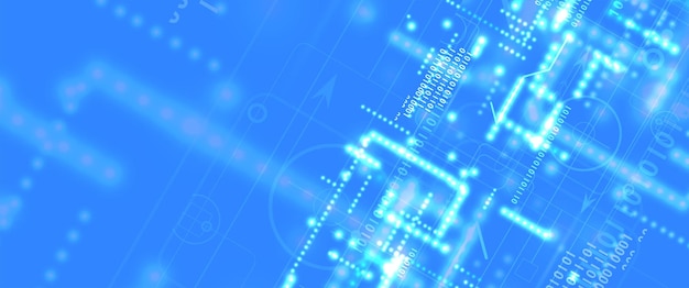 Quantenverarbeitung Tiefes Lernen Künstliche Intelligenz Zukünftige neue Technologie für Wirtschaft oder Wissenschaft Präsentation