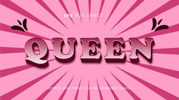 Queen-Text-Effekt