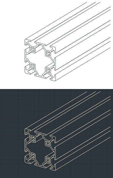 Querschnitt von Aluminiumextrudierungsprofilen