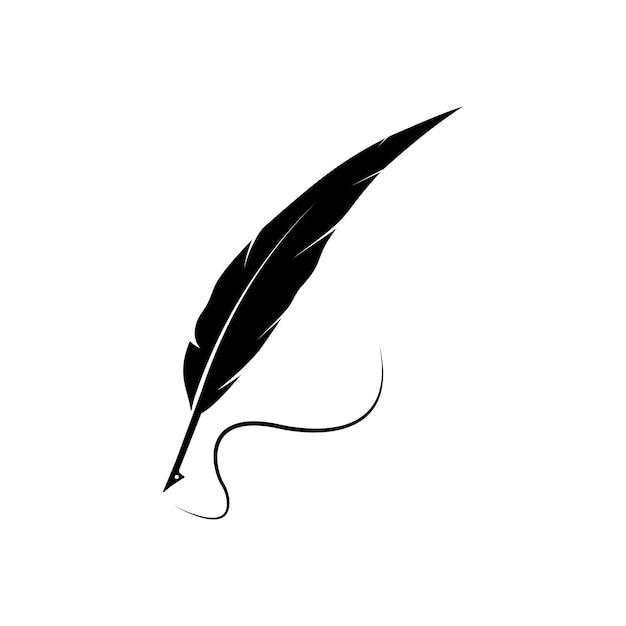 Vektor quill-pen-logo