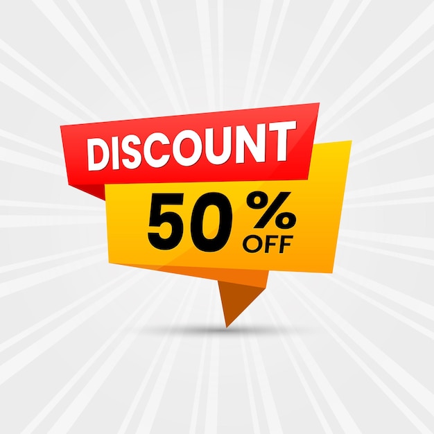 Rabattverkauf mit 50 % Rabatt