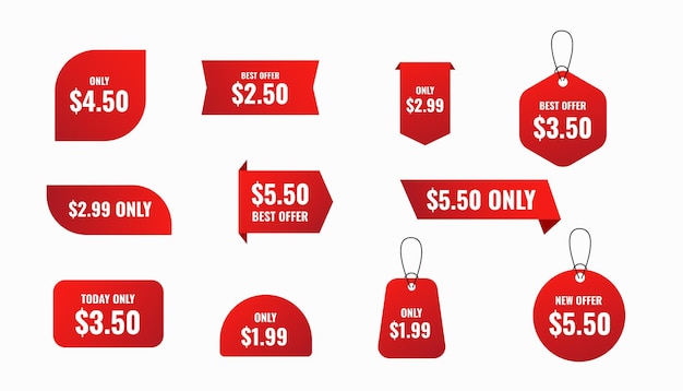 Rabattverkaufsetiketten Vektorvorlage Preis Abfall Großverkauf Endverkauf Flashverkauf Hintergrund Rabatt Werbung Marketing Posterdesign für Web und Social