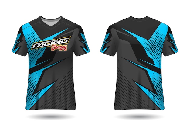 Racing sport jersey template design