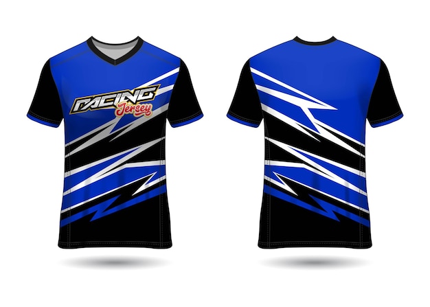 Racing sport jersey template design