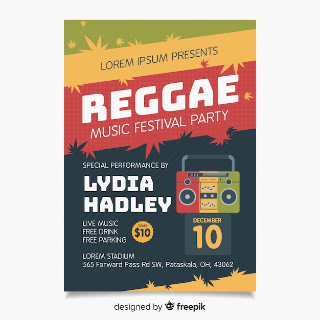 Radio reggae poster