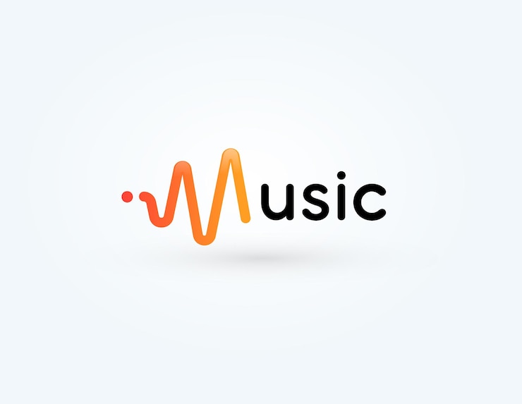 Radiowellenlogo-Schallwellensymbol