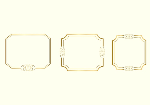 Rahmenvorlage mit doppeltem Rechteck, Rahmen mit doppelter Linie, Entwurfselement, geometrisch, Vektorillustration.