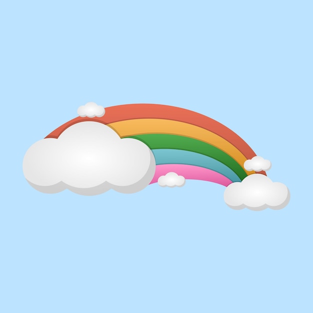 Vektor rainbow_vector bild und illustration