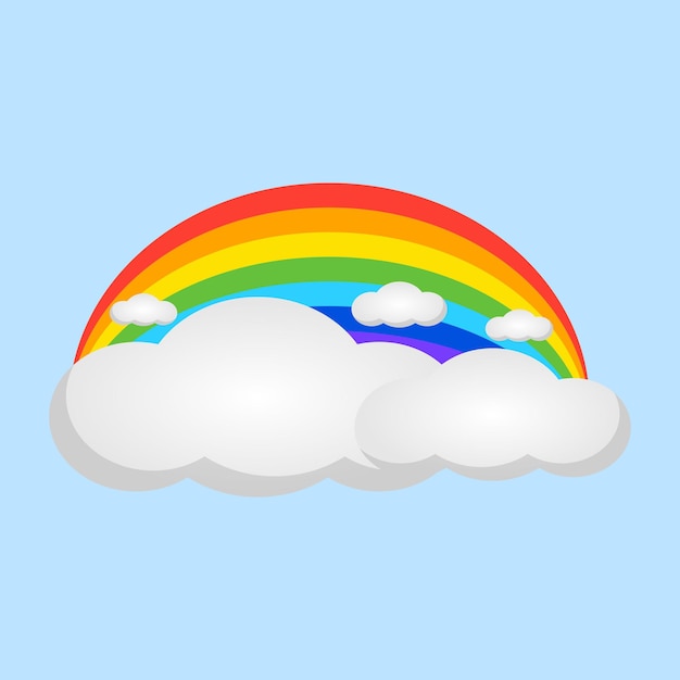 Rainbow_vector bild und illustration