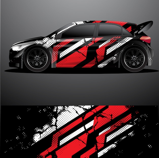 Rallye cr aufkleber grafik wrap