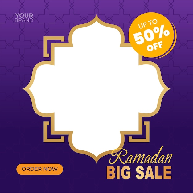 Ramadan big sale social media post vorlage