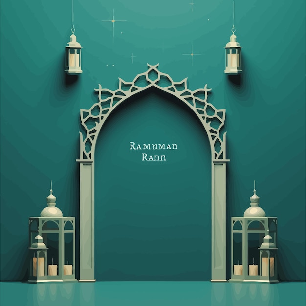 Ramadan Design Vorlage islamisch