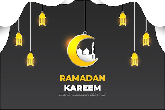 Ramadan kareem design feier