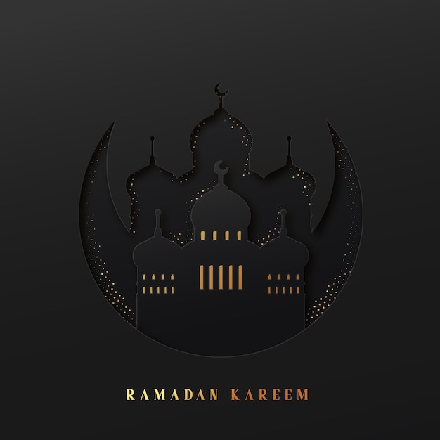 Ramadan kareem-design. feiern sie den heiligen monat ramadhan im islam. festlicher hintergrund. traditioneller islamischer und arabischer feiertag. vektor-illustration