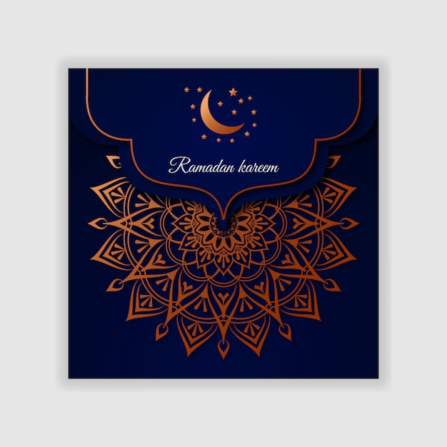 Vektor ramadan kareem einladungsabdeckung oder banner-design-vorlage