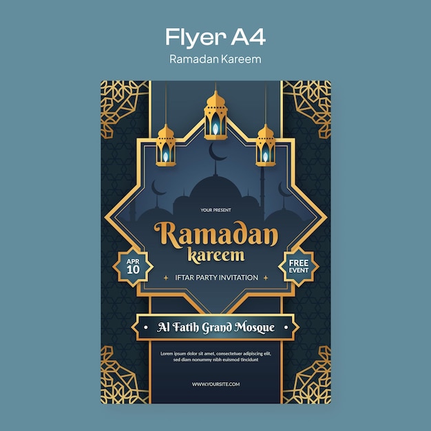 Ramadan Kareem Flyer Vorlage V2