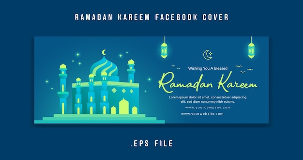 Ramadan kareem grüße facebook cover