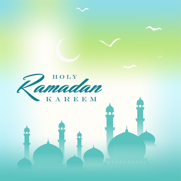 Ramadan Kareem-Grußhintergrund islamisch mit arabischem Muster