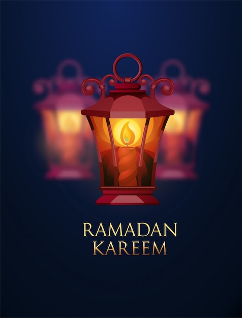 Ramadan kareem-grußhintergrund