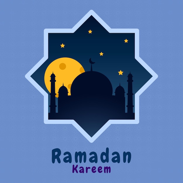 Ramadan kareem islamischer hintergrundmuster