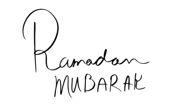 Ramadan kareem kalligraphie geschriebener handtext schriftart symbol schwarze dunkle farbe objekt ikonen dekor