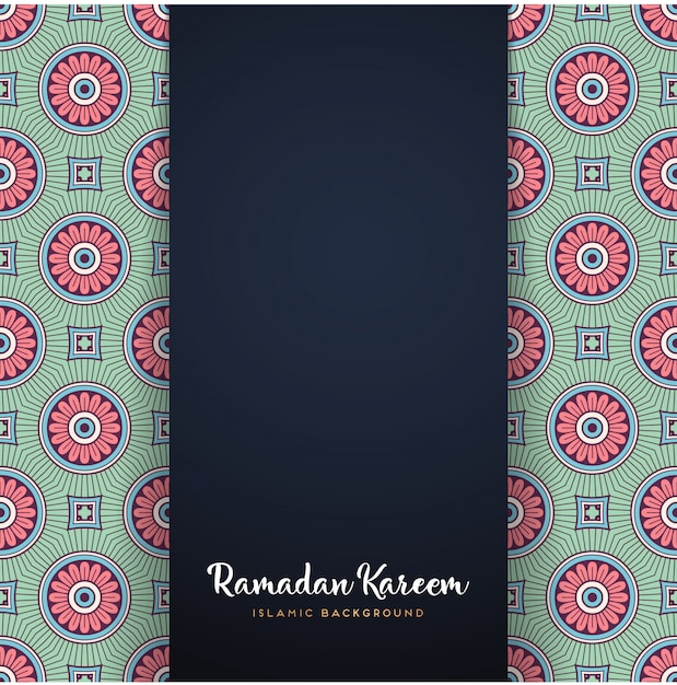 Ramadan kareem mandala motiv