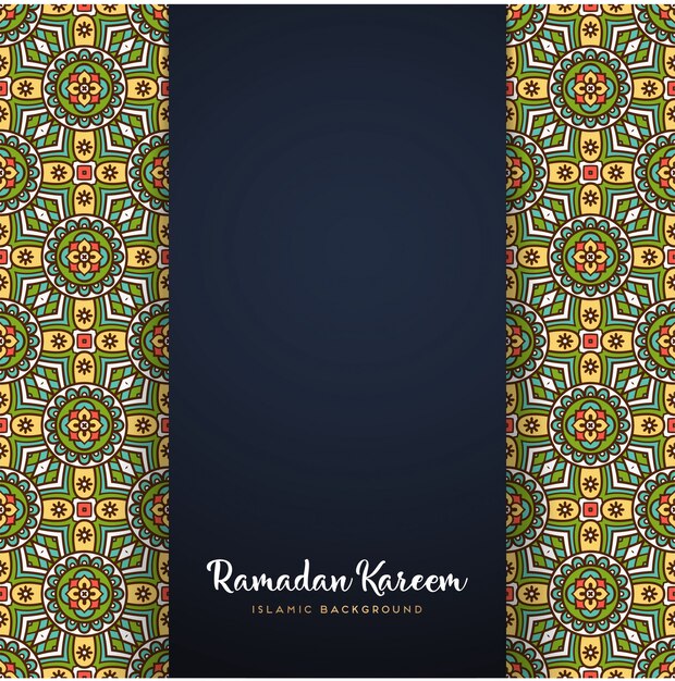 Ramadan kareem mandala motiv