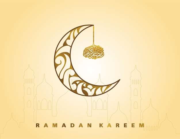 Vektor ramadan-kareem-post