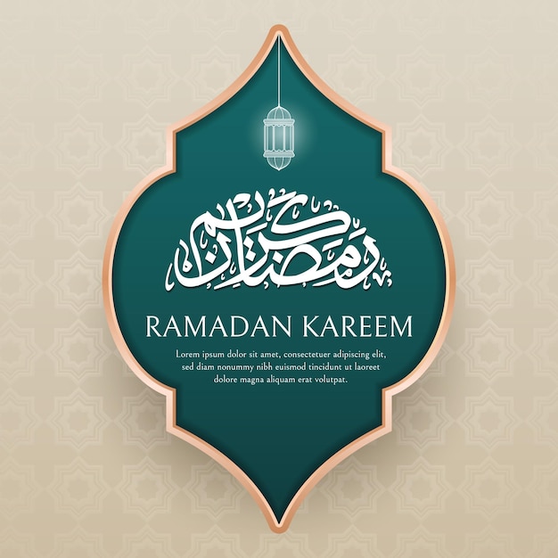 Ramadan kareem social-media-beitrag