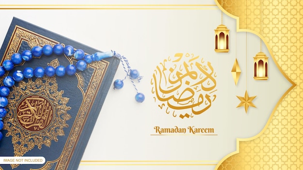Ramadan Kareem traditionelles islamisches Festival religiöses Webbanner