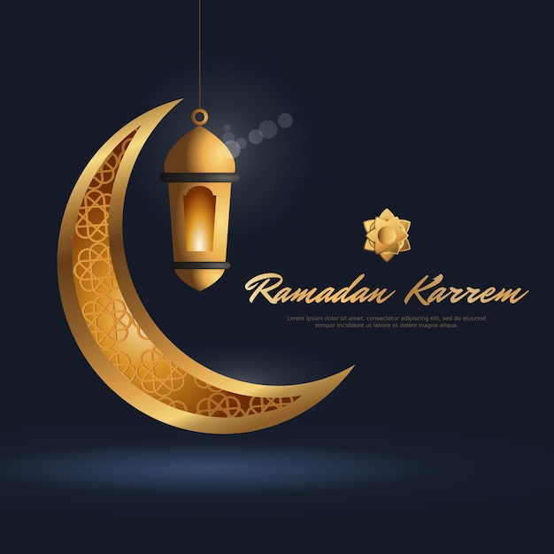 Ramadan kareem und islamischer hintergrund