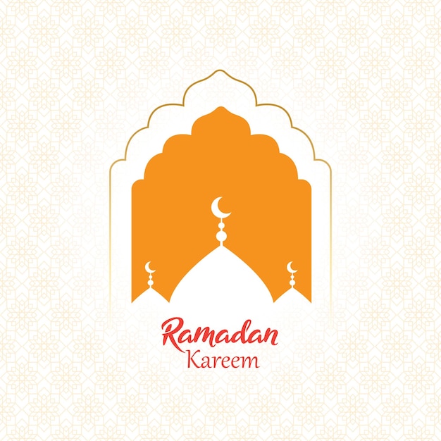 Ramadan kareem-vektor-hintergrund-template-design