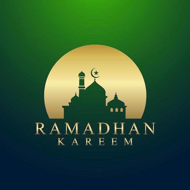 Ramadan kareem-vektorillustrationsdesign premium