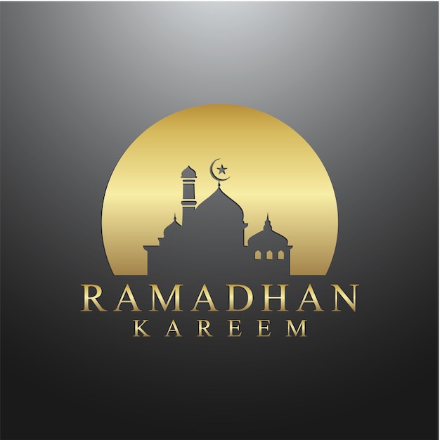 Ramadan kareem-vektorillustrationsdesign premium