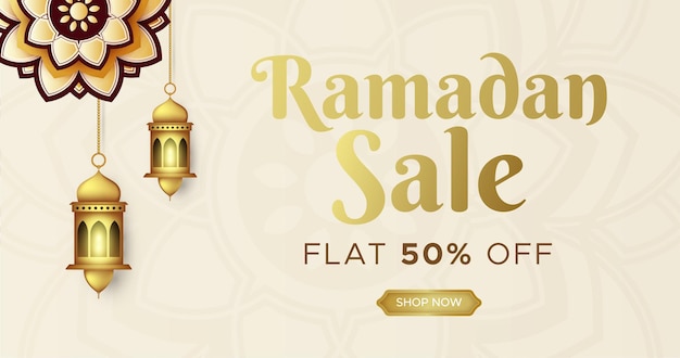 Vektor ramadan kareem verkauf banner