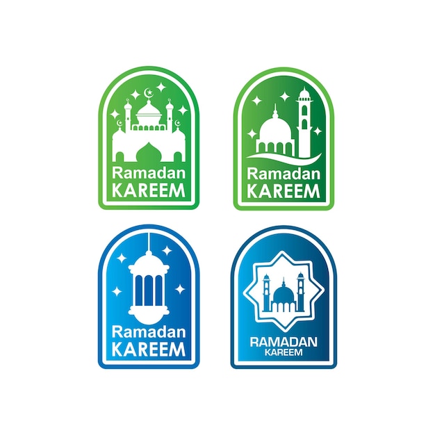 Ramadan-logo islamischer logo-vektor